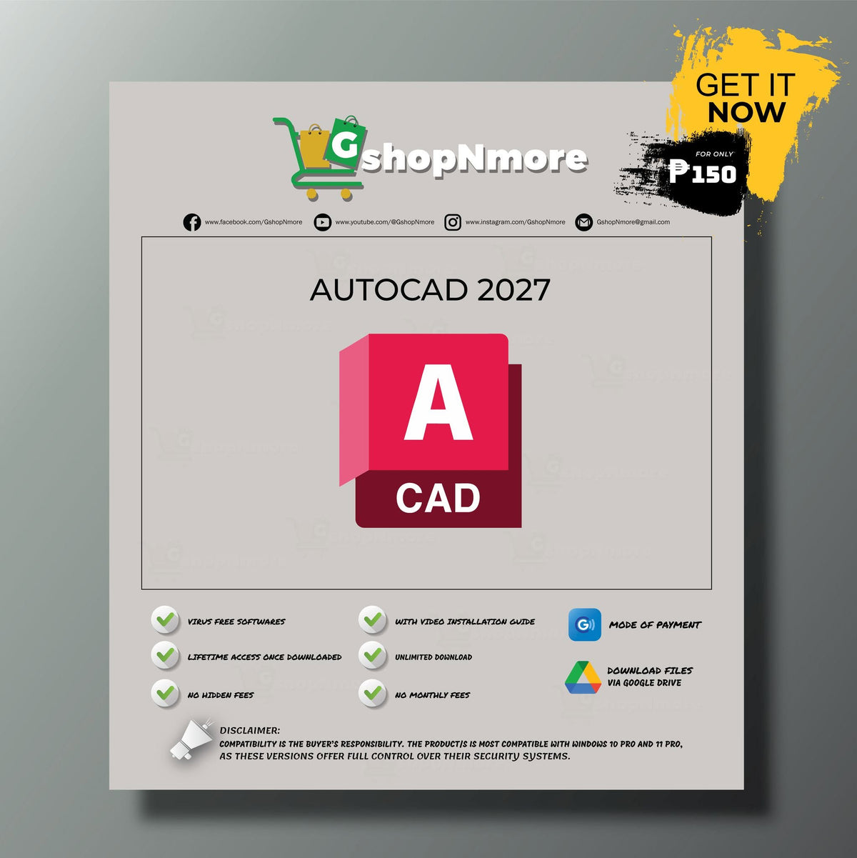 SOFTWARE - AUTOCAD 2027