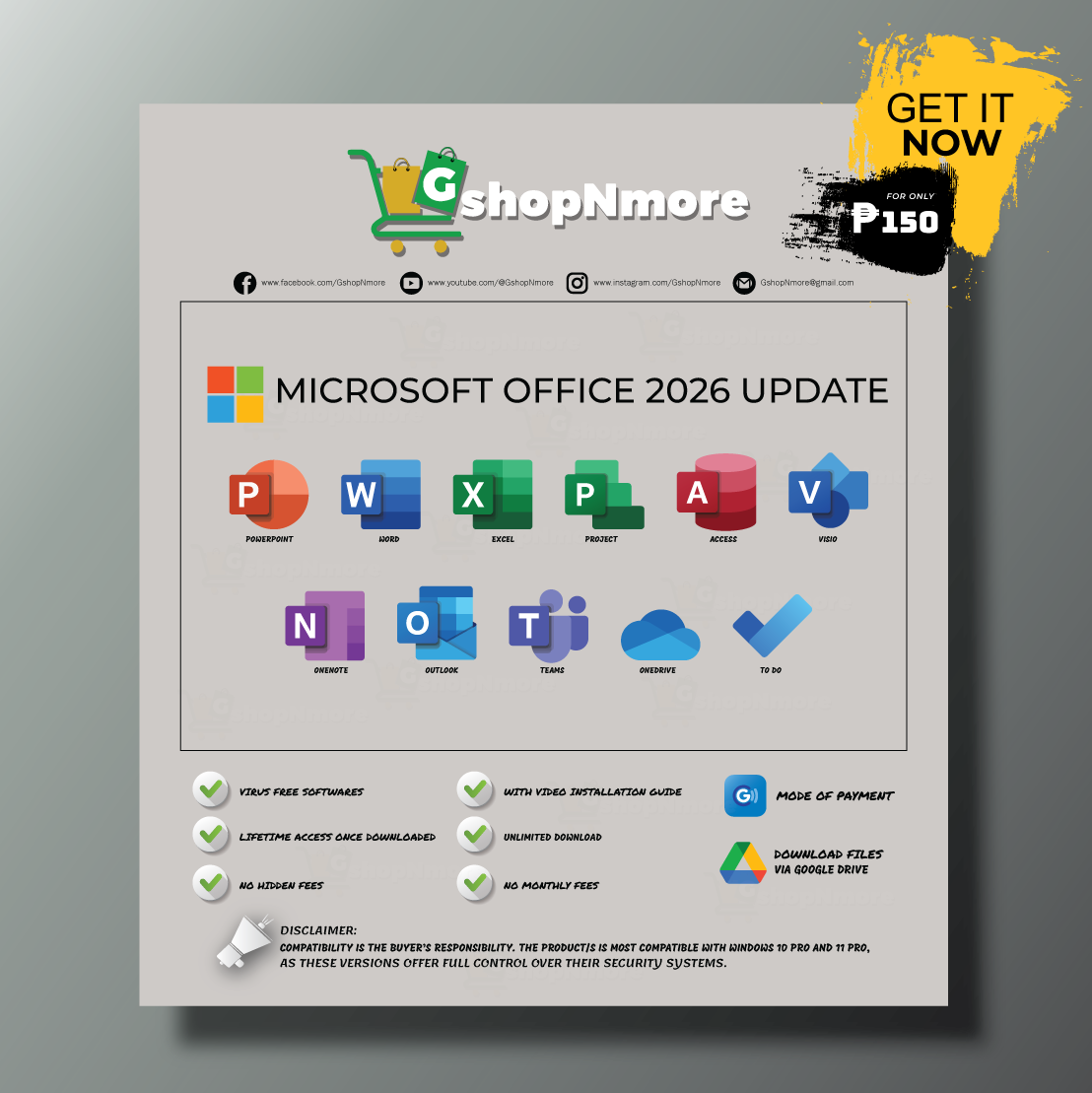 SOFTWARE - MS OFFICE 2026 UPDATE