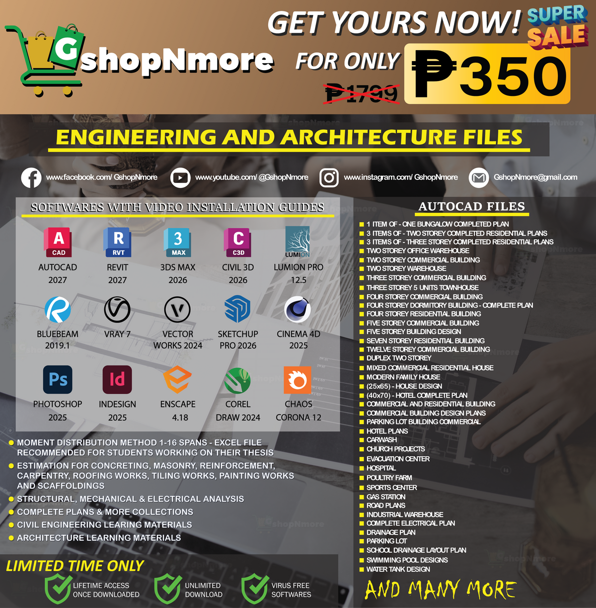PACKAGE 1 - ENGINEERING & ARCHITECTURE